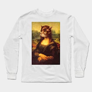 Meowna Lisa Long Sleeve T-Shirt